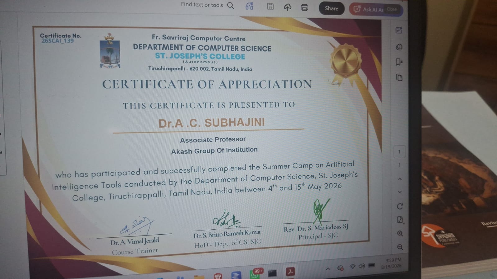 Certificate 4